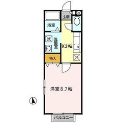 北仙台駅 徒歩12分 1階の物件間取画像